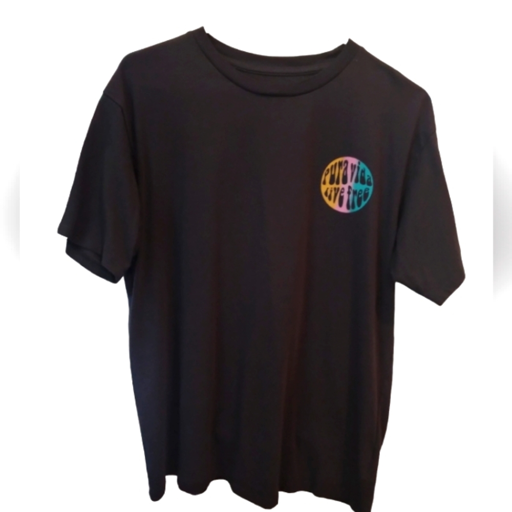 PURA VIDA Women T Shirt NWOT Size Medium. Color Dark Gray.